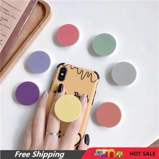 HOT🌸Griptok เปล่า กริ๊บต๊อก แหวนโทรศัพท์เปล่า Popsocket แหวนสี มีขอบ/ไม่มีขอบ วงกลม/หัวใจ