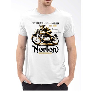 norton motocycle cafe racer t shirt คาเฟ่่เรเซอร์