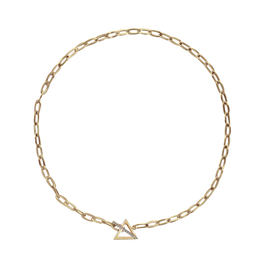 a-cemi-triangle-choker-สร้อยคอโชกเกอร์-เงินแท้-ชุบทอง-18k-โรสโกลว์