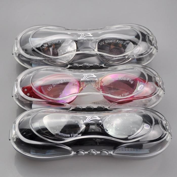 ภาพสินค้า6100ใหม่ แว่นตาว่ายน้ำ แว่นว่ายน้ำ กันหมอก กันรังสี UV สายซิลิโคน ยืดหยุ่นได้ดี จากร้าน smileshop_2020 บน Shopee ภาพที่ 3