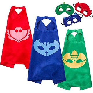 READY STOCK! ชุดคอสเพลย์ PJ Masks Gekko wotte Catboy สำหรับเด็ก