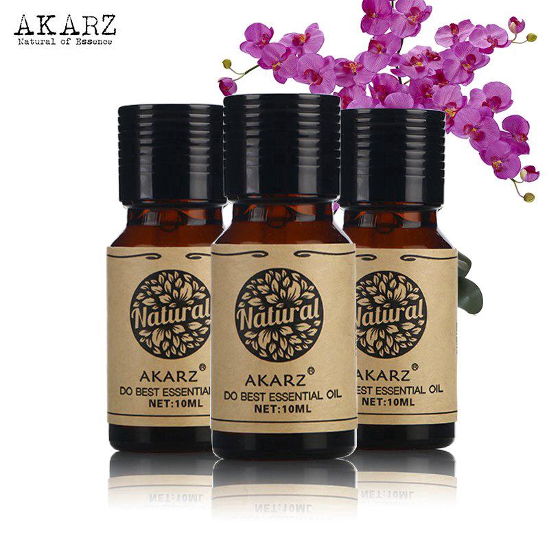 Peppermint Lavender Eucalyptus Essential Oil sets AKARZ เปปเปอร์มินท์ ลาเวนเดอร์ ยูคาลิปตัส ชุดน้ำมันหอมระเหย 10ml*3