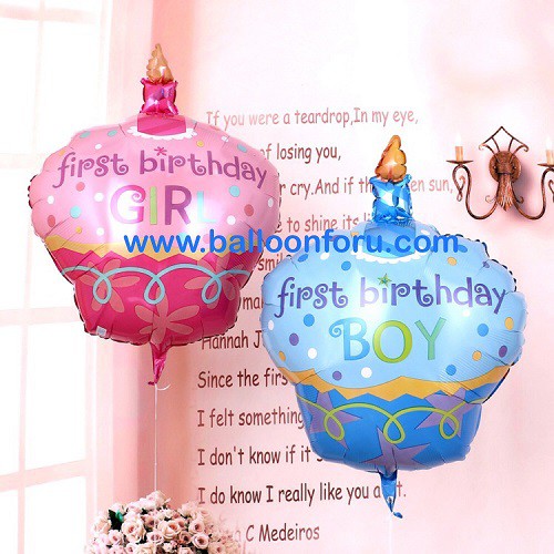 ลูกโป่งฟอยล์คัพเค้กเฟิร์สเกริล์-foil-balloon-cup-cake-first-girl-ขนาด-74cm-91cm