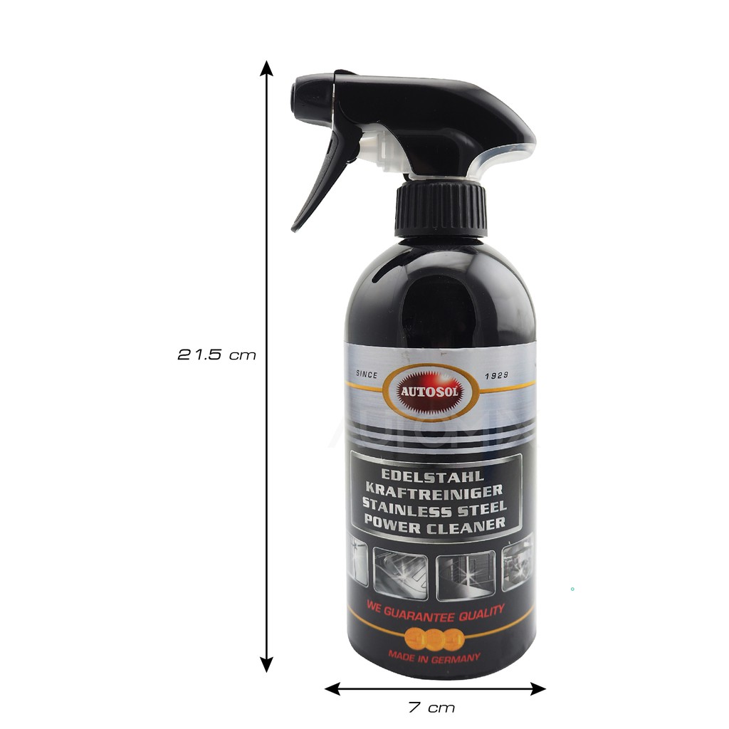 autosol-stainless-power-cleaner-500-ml-สเปรย์ทำความสะอาดสแตนเลส-สแตนเลสทุกประเภท-สแตนเลสขัดเงา-ทองเหลือง-พื้นผิวโลหะ