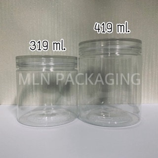 ภาพย่อรูปภาพสินค้าแรกของกระปุก PET ฝาเกลียว 319ml & 419ml. (บรรจุของเหลวได้)