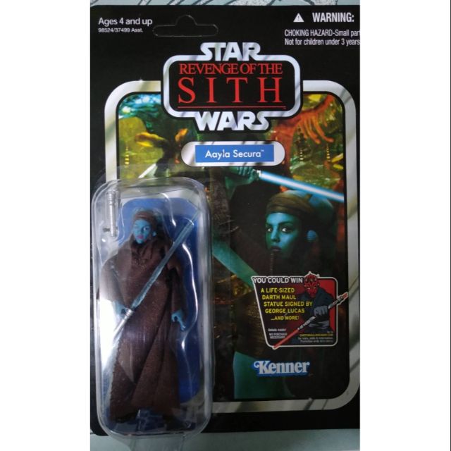 Star Wars Vintage Collection – Figura Aayla Secura (La Vendetta Dei Sith), Japan Import