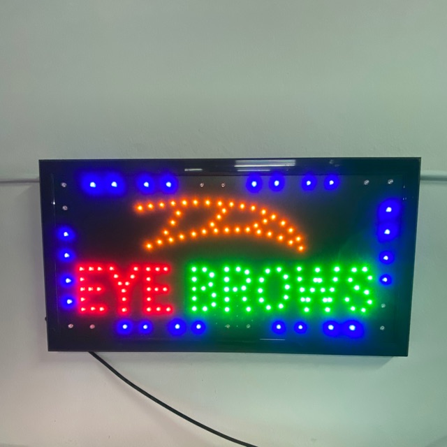 ป้าย-led-eyebrows-ป้ายร้านสักคิ้ว