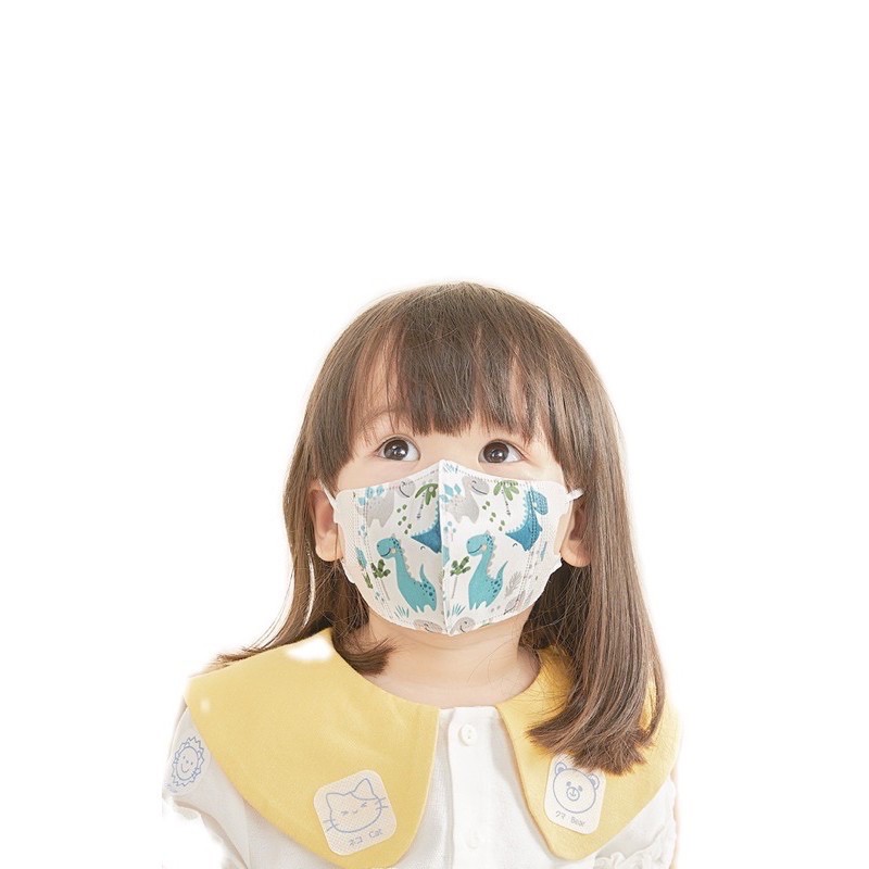 พร้อมส่ง-greennoseแมสเด็ก4ขวบ