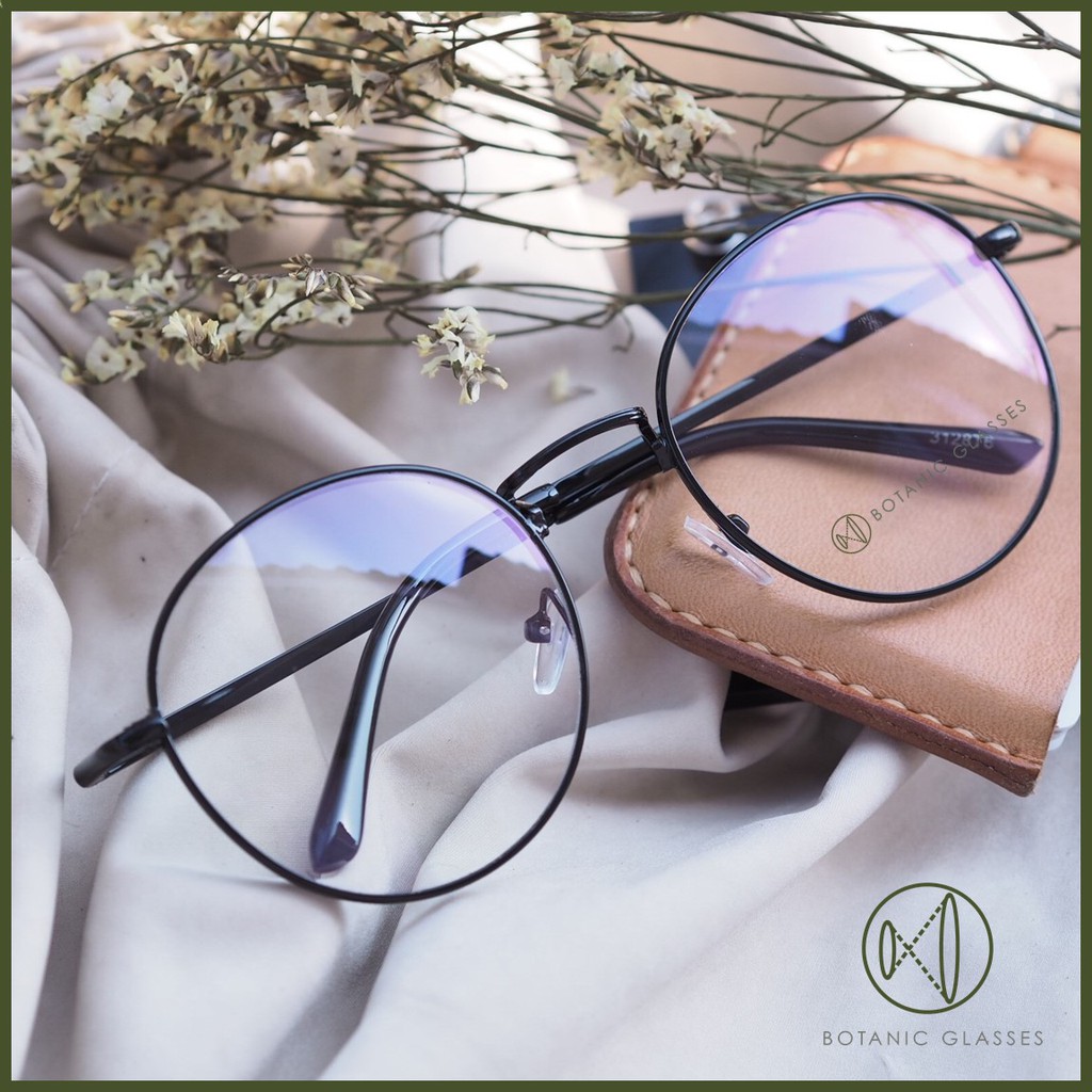 แว่นกรองแสง-ซื้อ1แถม1-ดำแถมขาว-แว่นตาวินเทจ-เลนส์กรองแสง-ทรงหยดน้ำ-free-ซองหนัง-ผ้าเช็ดแว่นนาโน-2-ชุด