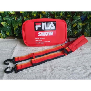 fila crossbody bag กระเป๋าสะพายข้าง สีแดง