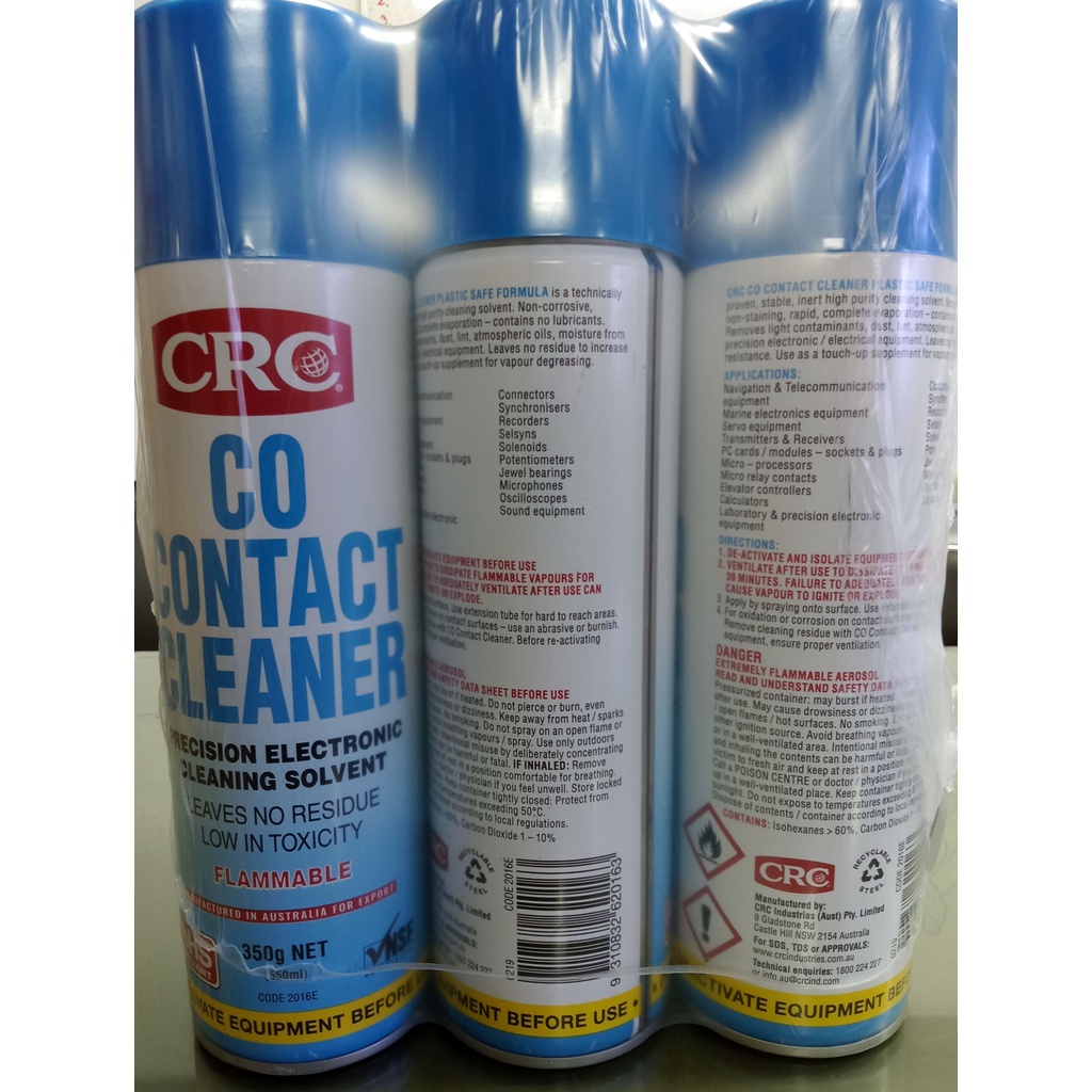 crc-น้ำยาล้างหน้าสัมผัสทางไฟฟ้า-โค-คอนแทค-คลีนเนอร์-350g-525ml-ของแท้