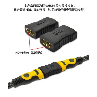 สินค้า 🔥🖥หมดแล้วหมดเลย✅HDMI หญิงหญิงส่วนต่อขยายหัว HDMI หัวตรงอะแดปเตอร์ Extender คู่เชื่อมต่อรุ่น 1.4