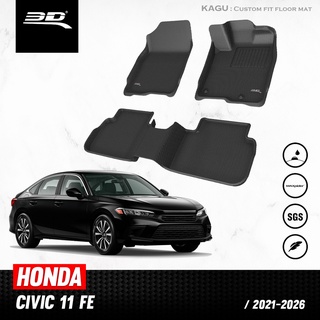 พรมปูพื้นรถยนต์ 3D HONDA CIVIC 2021