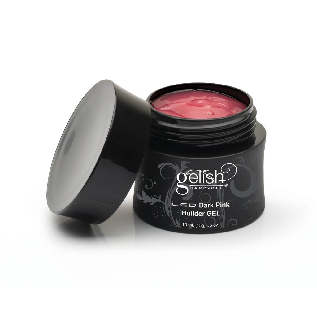 gelish-hard-gel-dark-pink-builder-gel-ฮาร์ดเจลสำหรับต่อเล็บสีชมพูเข้ม-ไม่มีกลิ่นต่อง่าย-ไม่ไหล-ไม่ร้อนหน้าเล็บ-สียอดนิยม