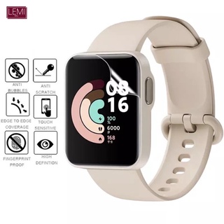 ภาพหน้าปกสินค้าฟิล์มฟ้องกันหน้าจอ ชนิด TPU สีใส แบบเต็มจอ สำหรับนาฬิก จอ LCD Xiaomi Mi Watch Lite Redmi Watch Global version ที่เกี่ยวข้อง