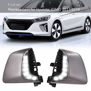 Aries306 Car LED Daytime Running Light Lamp Waterproof Replacement for Hyundai IONIQ 2017‑2019