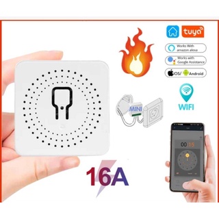 Mini smart swith 16A มินิสมาร์ท Wifi DIY รองรับ2ทิศทาง พร้อมส่งในไทย