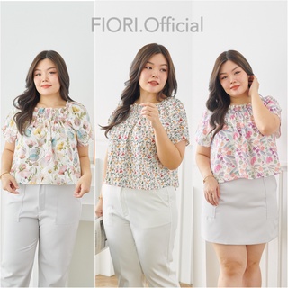 PEONY//เสื้อสาวอวบ//อกถึง 52"//FIORI