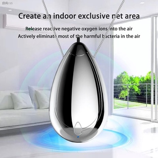 ins✳✖♗Mini Wearable Air Purifier, Personal Travel Size Air Purifier, Black