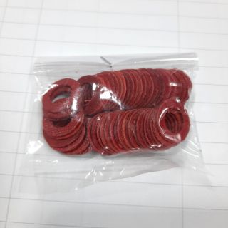 สินค้า แหวนไฟเบอร์ รูใน 9มิล แหวนแดง แหวนกันรุน9มิล 1ถุง มี 45-55 ชิ้น