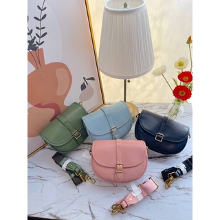 Charles &amp; Keith Flora Belted Saddle Bag outlet