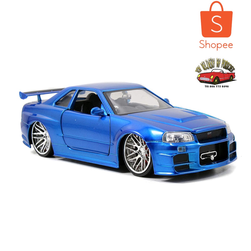 nissan-gtr-r34-fast-and-furious-1-24-jada-toys-โมเดลรถเหล็ก-พร้อมส่ง