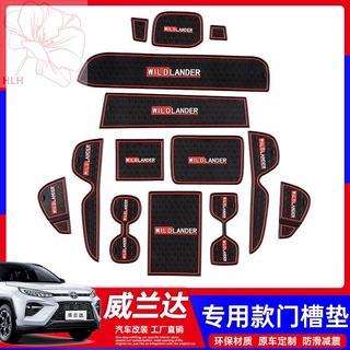 เหมาะสำหรับ Toyota Willanda ประตู slot pad water coaster การเก็บรักษา pad anti - skid pad ตกแต่งภายในอุปกรณ์เสริมพิเศษ