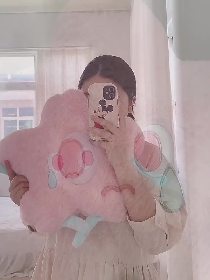 หมอนตุ๊กตานุ่ม-รูปการ์ตูนซากุระน่ารัก-สีชมพู-เหมาะกับของขวัญวันเกิด-สําหรับตกแต่งโซฟา-วันหยุด-sarran