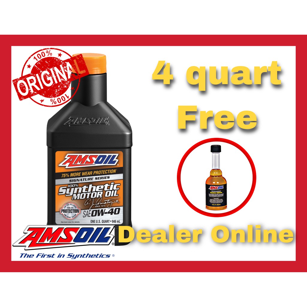 amsoil-signature-series-sae-0w-40-น้ำมันเครื่องสังเคราะห์แท้-100