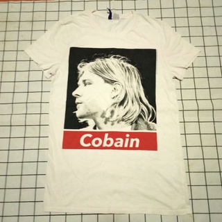 เสื้อยืด kurt cobainไซล์ XS