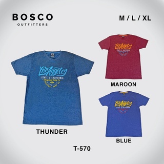 เสื้อยืดคอกลมพิมพ์ลาย BOSCO T-570