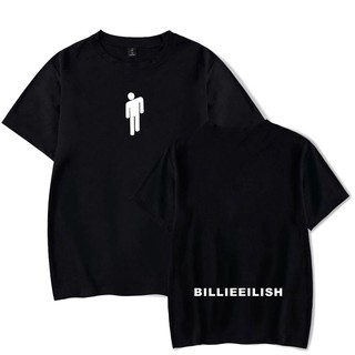 Billie Eilish เสื้อยืดแขนสั้นผ้าฝ้ายสำหรับผู้ชายและผู้หญิง ขนาดใหญ่ ขนาดใหญ่ S-4XL &lt;2022&gt;