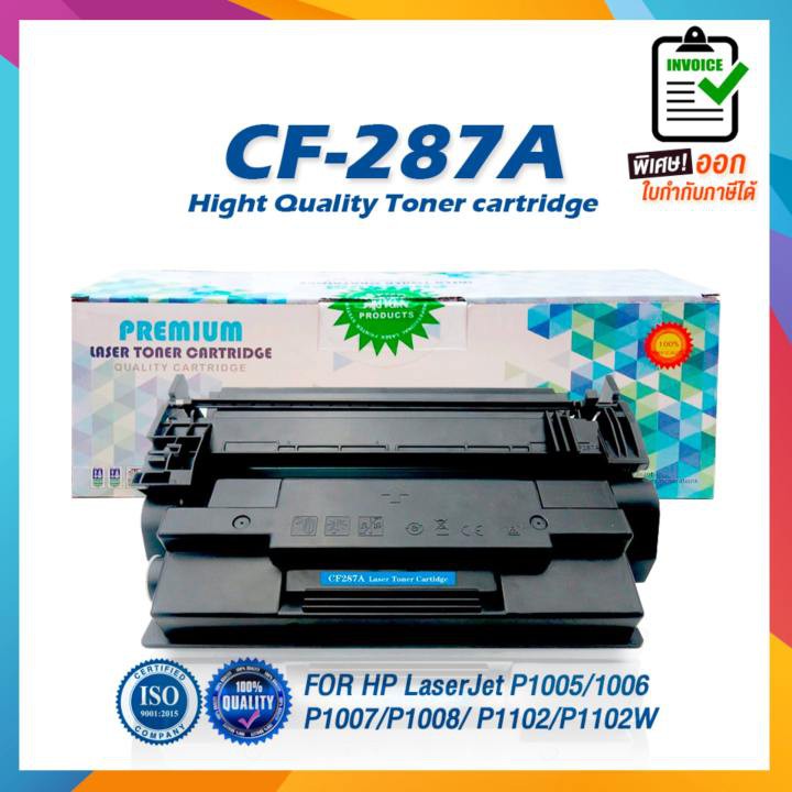 CF287A / CF-287A / 287A / 287 / 87A / สีดำ / 8550 แผ่น / 1 ตลับ / LASER ...