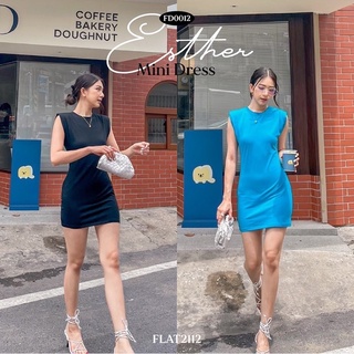 มินิเดรส flat2112 สีดำ ไม่มีตำหนิ