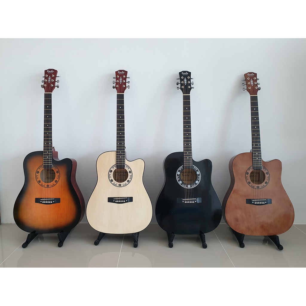 ภาพหน้าปกสินค้ากีตาร์โปร่ง 41 นิ้ว 41-AC ทัชชิ่งเล่นง่าย มีเหล็กดามคอ พร้อมของแถมมากมาย Acoustic Guitar เก็บเงินปลายทางได้ จากร้าน kachasport บน Shopee