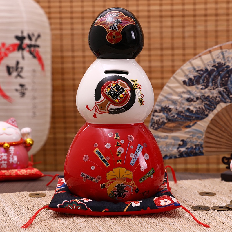 ดารุมะ-daruma-ญี่ปุ่น-ตุ๊กตามงคล-มั่งคั่งร่ำรวย-ขอพรให้สมหวัง-ขนาด-14-14-28-cm