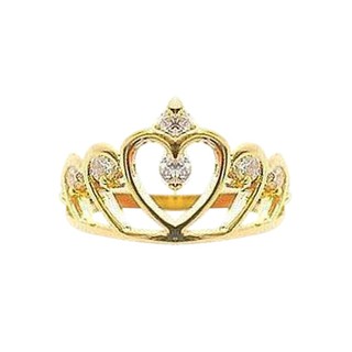 ภาพหน้าปกสินค้าแหวนมงกุฎคริสตัล ประดับพลอยเทียม สีทอง 2 Fire goods ซึ่งคุณอาจชอบราคาและรีวิวของสินค้านี้