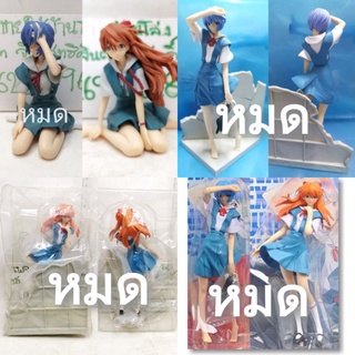 (แท้/มือ2) SEGA Rebuild of Evangelion EX School Uniform Figure Ayanami Rei &amp; Asuka​,Music Box - Ver. 3 อีวาน​