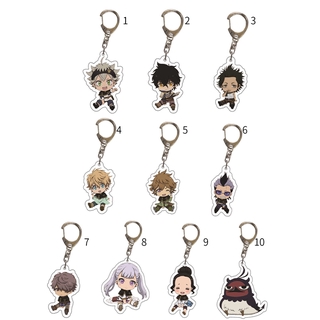 ภาพขนาดย่อของภาพหน้าปกสินค้า1pc Anime Black Clover Acrylic Keychain Key Ring Cosplay Keychains Key Finder Key Ring จากร้าน bhy021.th บน Shopee ภาพที่ 7