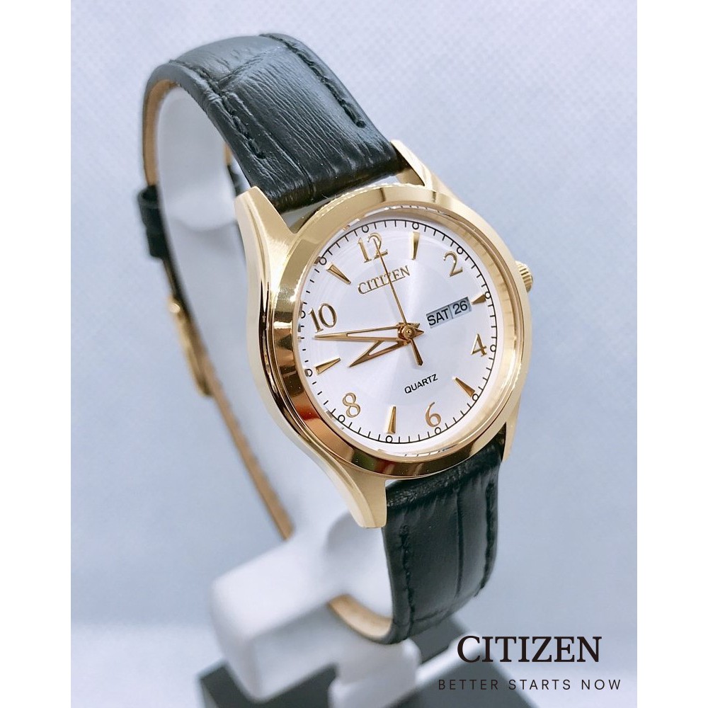 citizen-eq0593-26a-leather-lady-watch-quartz-นาฬิกาผู้หญิงระบบถ่าน