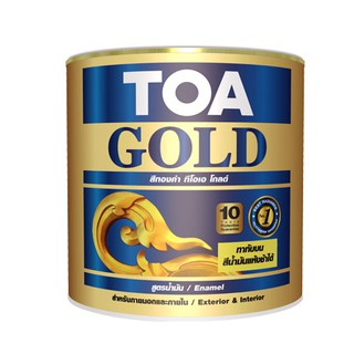 TOA โกลด์ สีทองคำ สูตรน้ำมัน  1/4 GL สีทองสวิส สีทองยุโรป