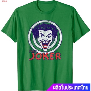 เสื้อยืดผู้ชายและผู้หญิง Unisex Batman Joker Target T-Shirt Sports T-shirt