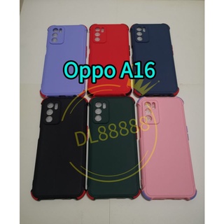 A16k ✨พร้​อมส่งใน🇹🇭✨เคสTPU​นิ่ม​สี​พื้น​ปุ่ม​สี For Oppo A16 / Oppo A15 / A15s / Oppo A53 2021 / Oppo A16k / Oppo A53