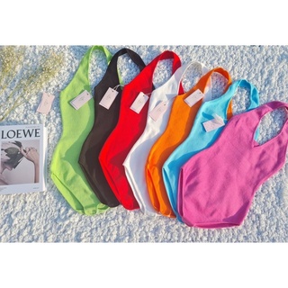 ภาพขนาดย่อของภาพหน้าปกสินค้าV knit bodysuit ️ (390ฟรีส่ง) บอดี้สูทคล้องคอวี เนื้อผ้าไหมพรมยืดหยุ่นได้เยอะ ทรงสวยเป๊ะปัง มาในโทนสีสดใสรับซัมเมอร์ จากร้าน everydayshop.xboutique บน Shopee ภาพที่ 8