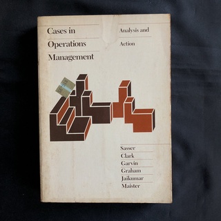 หนังสือ Cases in Operations Management: Analysis and Action มือสอง
