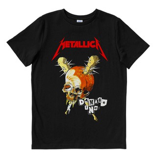 เสื้อยืดผู้ชาย Metallica - เสียหาย | เสื้อยืด พิมพ์ลายวงดนตรี | เพลงเมอร์ช | Unisex | วงดนตรี MERCH S-5XL