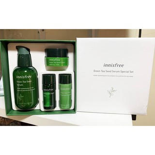 Innisfree Green Tea Seed Serum Special Set New 2019 (4 items)