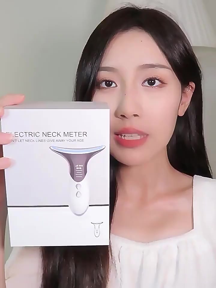 ของแท้-marcopele-เครื่องนวดคออัจฉริยะ-มีไฟ-led-ช่วยยกกระชับใบหน้า-ลดริ้วรอย