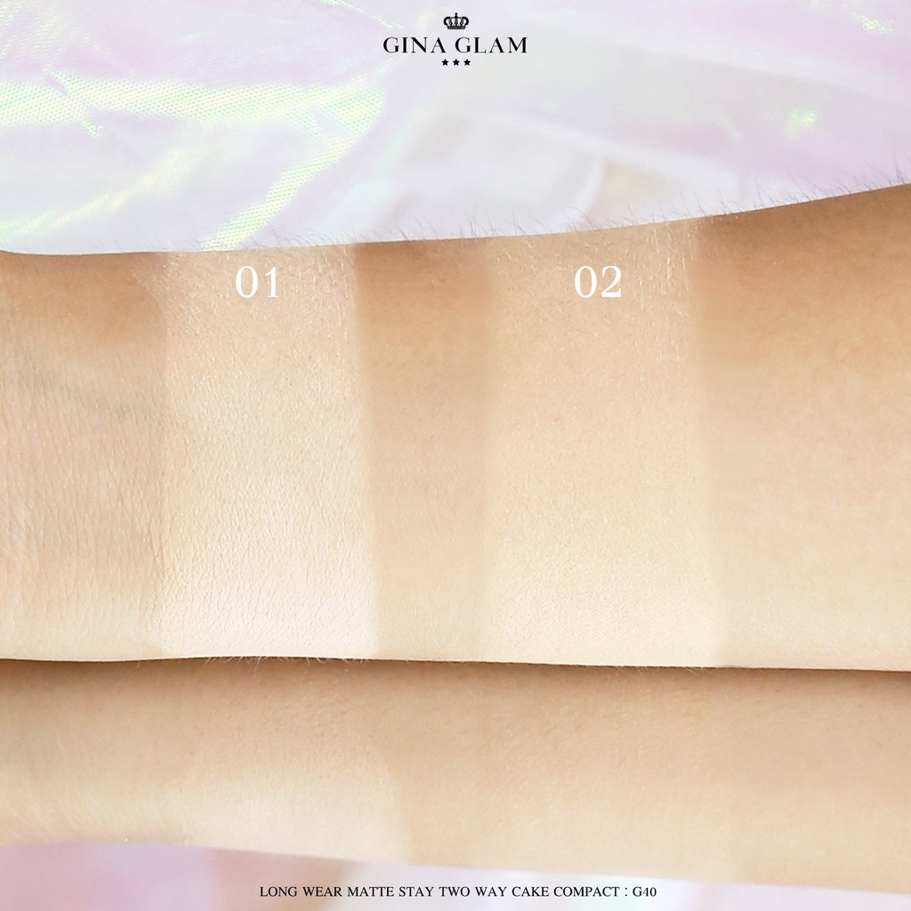 แป้งพัฟ GINA GLAM pressed powder G40 แป้งพัฟ แป้งผสมรองพื้นที่ดีที่สุด ...