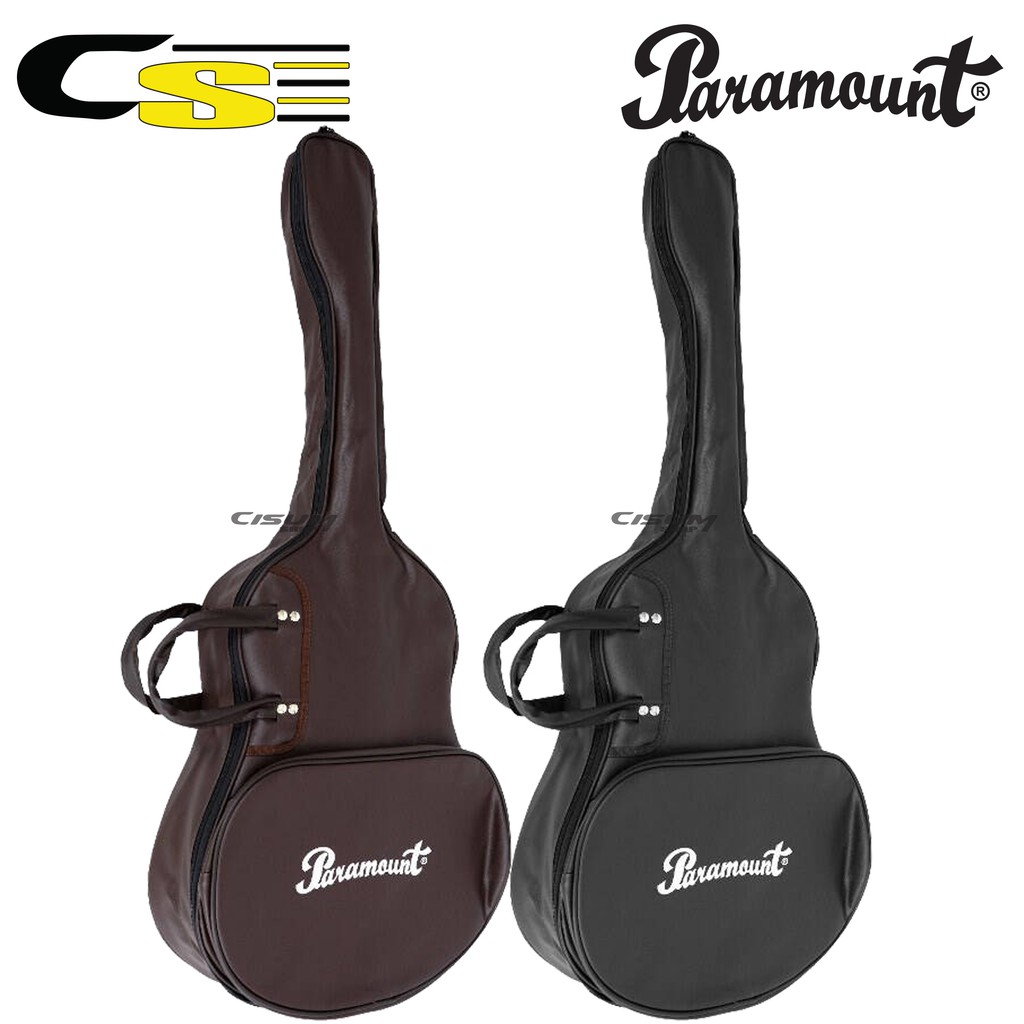 paramount-guitar-bag-กระเป่ากีตาร์โปร่ง-กระเป่ากีตาร์ไฟฟ้า-กระเป๋าเบส-บุฟองน้ำหนา-5ม-มีสายสะพายหลัง-รุ่น-qb-mb-15